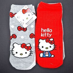 Hello Kitty 3 no show socks Sanrio